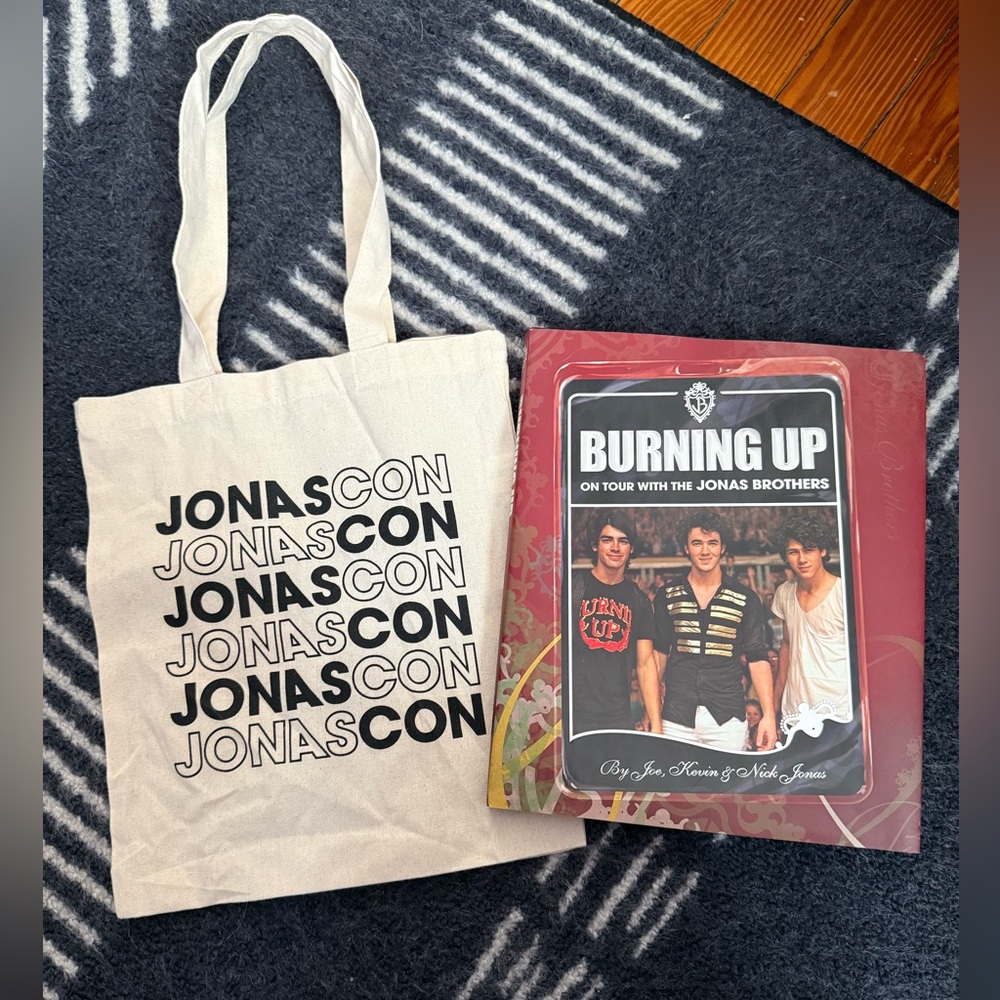Jonas Brothers Burning Up Book